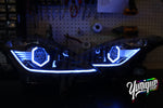 03-09 Nissan 350z BlueGhozt Hex Stage 3 Headlights