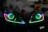 03-09 Nissan 350z BlueGhozt Half Circle Stage 3 Headlights