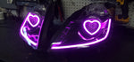 03-09 Nissan 350z BlueGhozt Heart Stage 3 Headlights