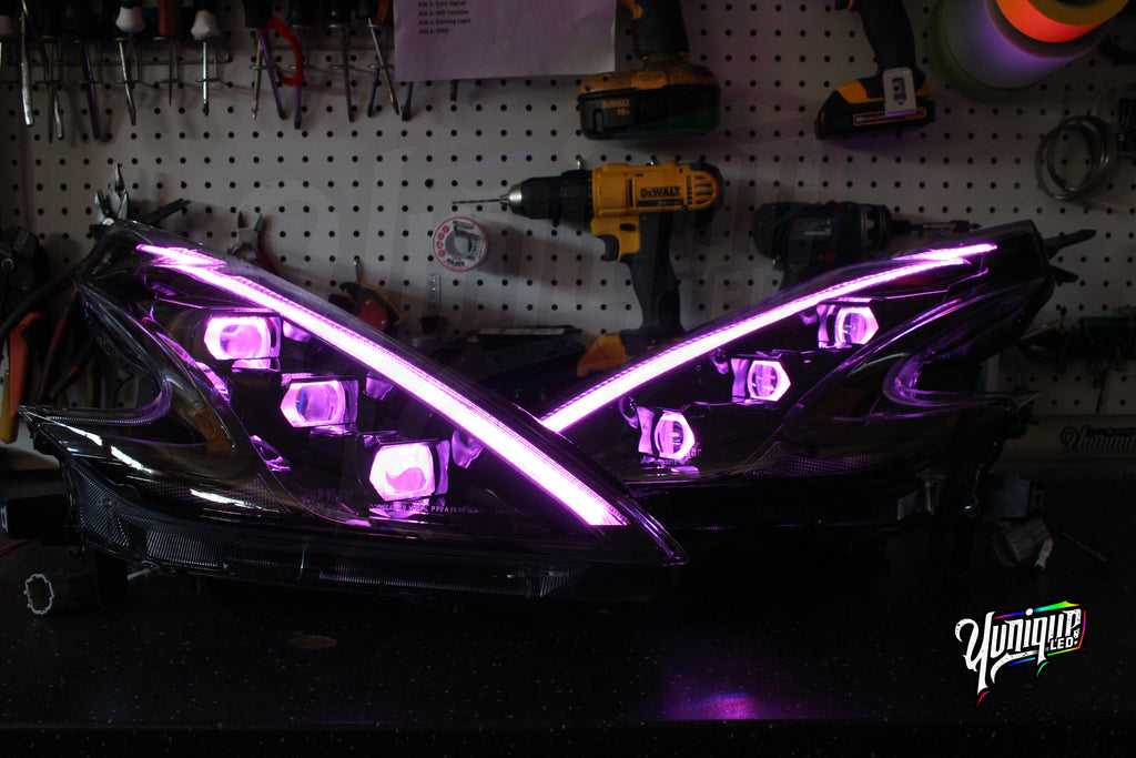 370z Stage 3 Blueghozt XB LED Headlights (set) – Yunique L.E.D